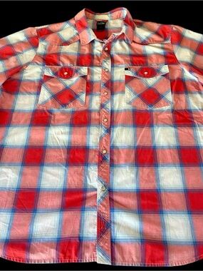 The North Face Red Plaid Button-Down Shirt